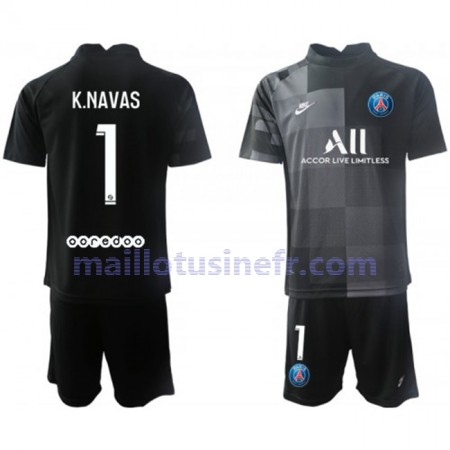 Maillot de Foot Paris Saint-Germain Keylor Navas 1 Extérieur Gardien 2021-22 - Enfant